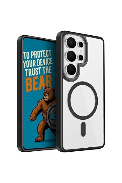 Orso Θήκη MagSafe Metal Tone Clear Black Samsung Galaxy S26 Ultra