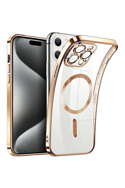 Orso Θήκη Magsafe Camera Protection Bare Look Gold iPhone 15 Pro