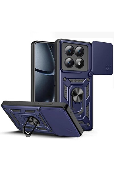 Orso Θήκη Combo Kickstand Slide Camera Blue Xiaomi Redmi Note 15 Pro+ 5G