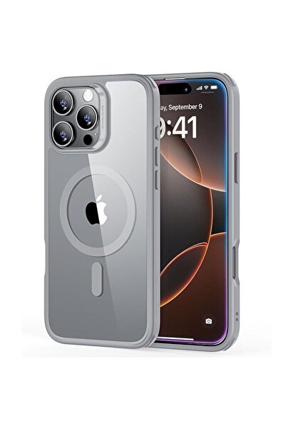 ESR Θήκη Classic Hybrid HaloLock MagSafe Clear Grey για iPhone 16 Pro