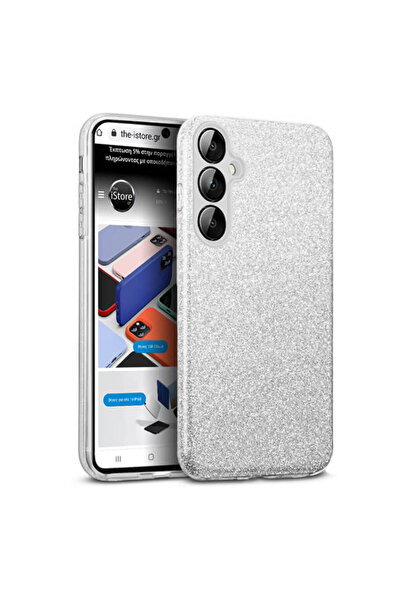 Orso Θήκη Hybrid Strass Silver Samsung Galaxy S24/S25
