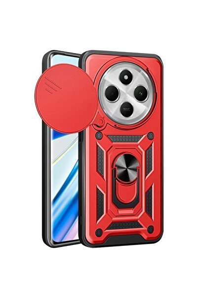 Orso Θήκη Combo Kickstand Slide Camera Red Xiaomi Redmi 14C