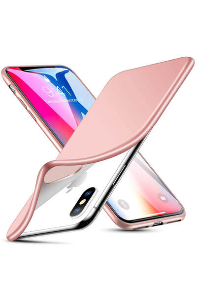 ESR Θήκη ματ εφαρμοστό για iPhone X/Xs, ροζ χρυσό (4894240061633)