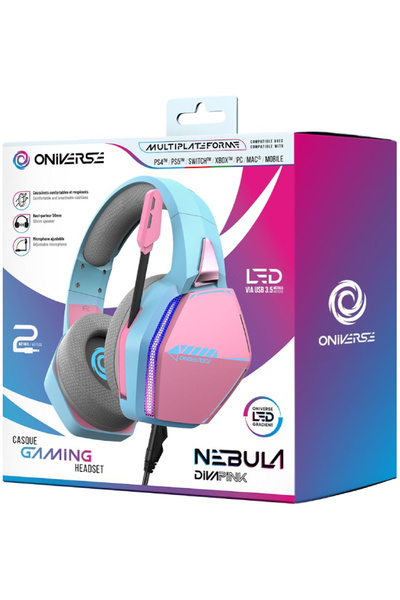 Oniverse Headset Nebula Diva Pink - Playstation 5