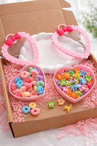 EMKSHOP 2 Boxes of Candy Dream Buckle Boxes (1 Box of Rubber Bands, 1 Box of ...