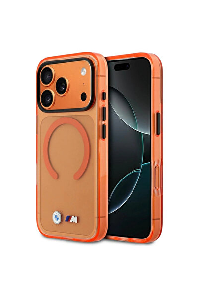 BMW Θήκη M IML Metal Logo MagSafe Orange iPhone 17 Pro Max