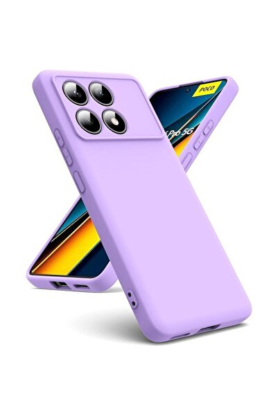 Orso Θήκη Rubber Μετάξι Violet Poco X6 Pro 5G