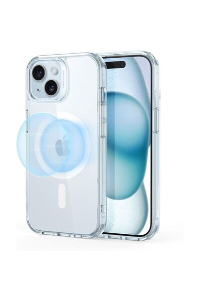 ESR Θήκη Classic Hybrid HaloLock MagSafe Clear Light Blue για iPhone 15 Plus