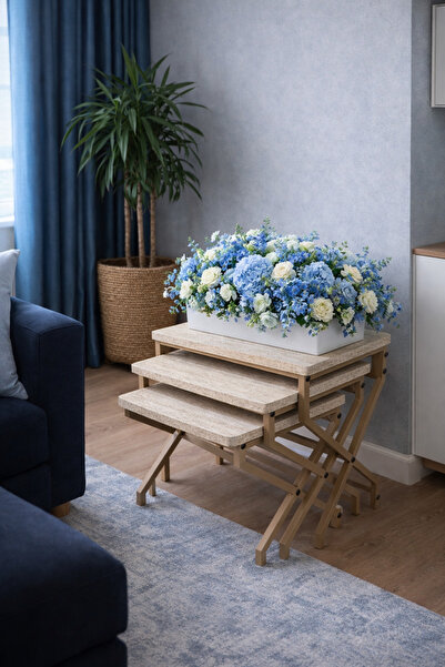 Lavientohome X Ayak 3’lü Zigon Sehpa