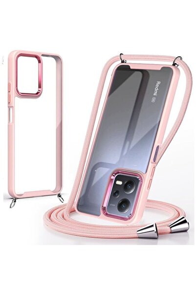 Orso Θήκη Shield Κορδόνι Clear Rose Xiaomi Redmi Note 12 Pro+ 5G
