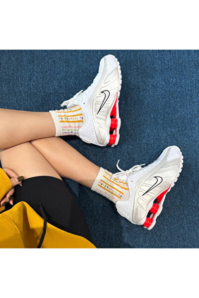 Nike Shox R4 White Daily Sneakers Sportie
