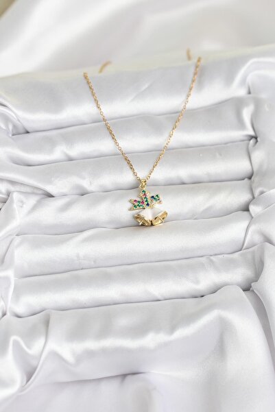 cleovibe سلسلة أورا 316l من الفولاذ باللون الذهبي، نموذج جرس عيد الميلاد، قلا...