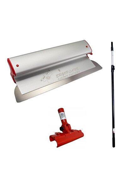 olejnik Set gletiera profesionala, aluminiu, lama inox, 80 cm x 0.3 mm, supor...