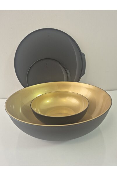 Tupperware Berrak Set of 2 (Black-Gold)