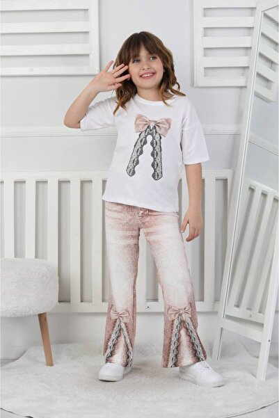 Erzani Kids Bow Detail Stylish Girls' Set