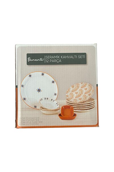 Benante 12 Parça Seramik Kahvaltı Seti