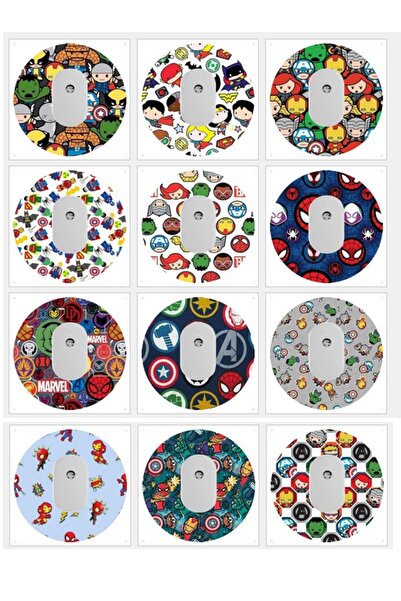 Dia BandTR Avengers - Sibionic GS1 Sensör Koruyucu Bant 12'li Paket