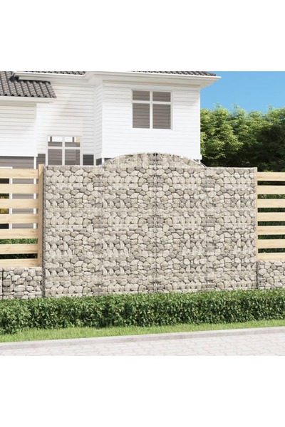 Concept Coșuri gabion arcuite 4 buc. 300x50x200/220 cm, fier galvanizat