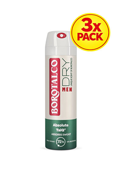 Borotalco 3x PACK Deodorant Spray Men Original