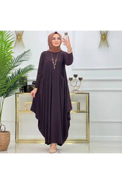 MODAMÜNASİP Sandy Pocketed Bodrum Dress