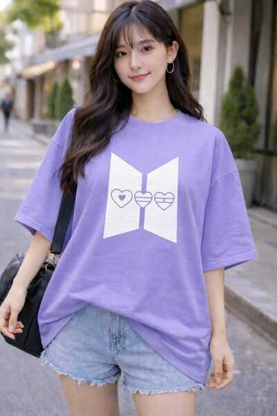 puolikuu Μπλουζάκι Oversize με στάμπα Arirang World Tour BTS