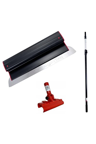 olejnik Set gletiera profesionala, inox, 40 cm x 0.3 mm, suport, maner prelun...