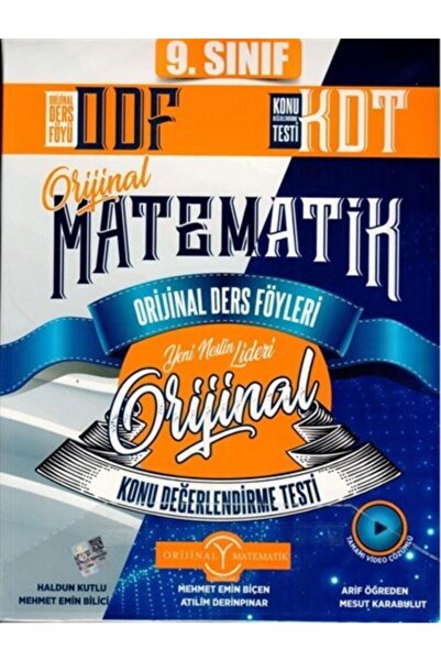 Orijinal Yayınları 9. Sınıf Matematik ODF KDT Seti Parlayan Proje Ayraç Hediye