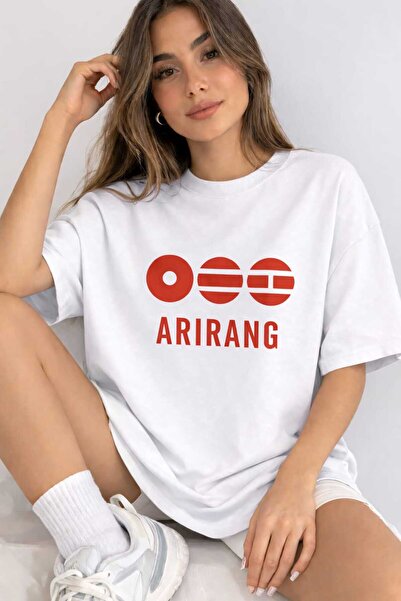 puolikuu Μπλουζάκι Oversize με στάμπα Arirang World Tour BTS