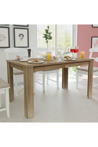 Concept Τραπέζι κουζίνας, 140 x 80 x 75 εκ., ξύλο δρυός