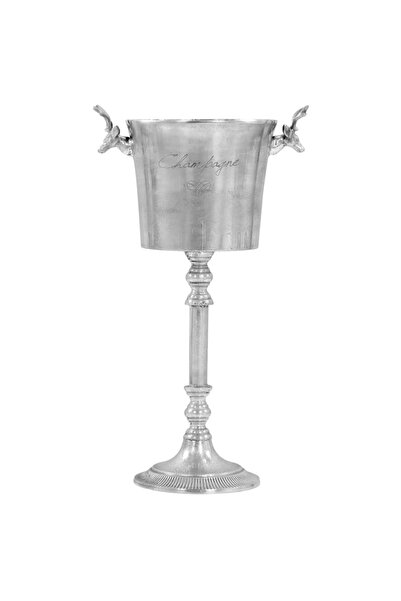 Concept Ποτήρι σαμπάνιας, ασημί, 39 x 29 x 71 εκ., αλουμίνιο