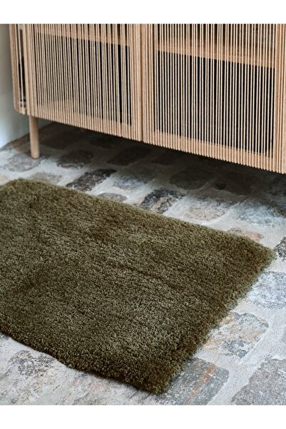 RootRise Sandviken Gold Bath Mat Sandviken 60X90 Olive Green Microfiber Kronborg