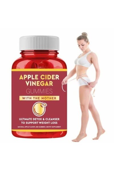 ALHENA Apple Cider Vinegar Gummies, Detox, Body Cleanse, Supports – Apple Fla