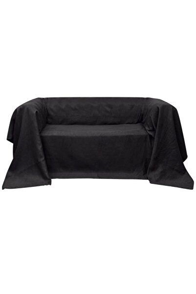 Concept Покривало за диван от микрофибърен велур, 140 x 210 см, антрацит