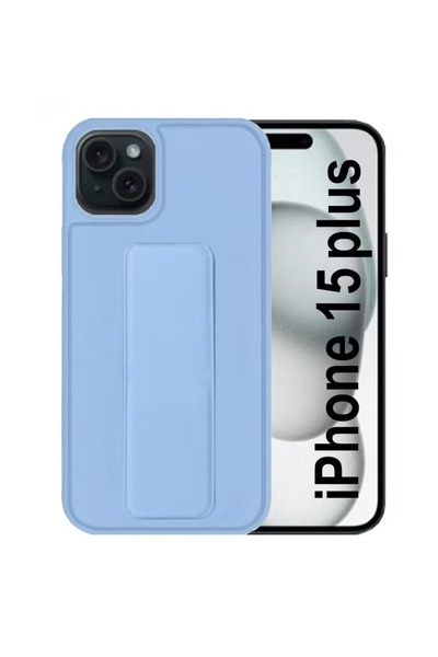 Armor iPhone 15 Plus Case with Flip Grip, Magnetic Kickstand, Wrist Strap, an...