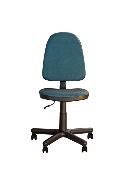 Concept Mobili Καρέκλα γραφείου PRIVILEGE GTS, μπλε καναρινί-μαύρο ύφασμα Cag...