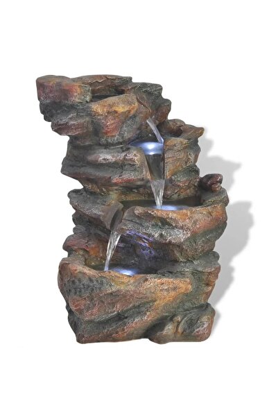 Concept Fântână de interior din polirășină cu iluminare LED