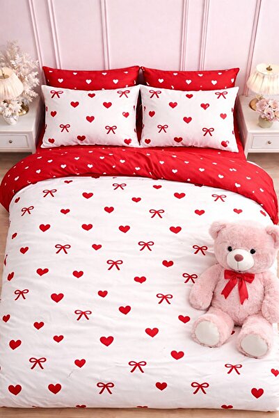 Sheri Home LATEKS MANOLYA Çift Kişilik Nevresim Seti (Yorgan Kılıfı+2 Adet Ya...