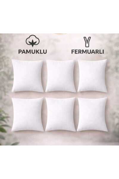 AYHOME 6 Adet Yer Minder İç Astarı , Minder Yüzleme Kılıfı , 70 X 70 Cm Şilte...