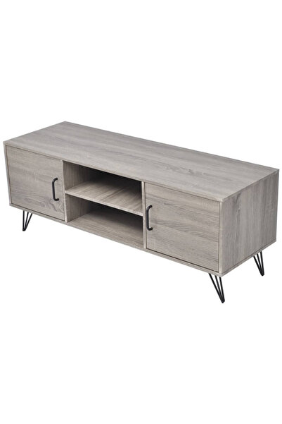 Concept Comodă TV, gri, 120x40x45 cm