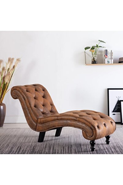 Concept Σεζλόνγκ, καφέ, οικολογικό Σουέτ