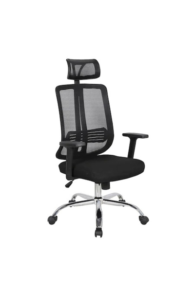 Concept Mobili Ανατομικό διευθυντική καρέκλα GRAVY, Μαύρο, Mesh/Ύφασμα