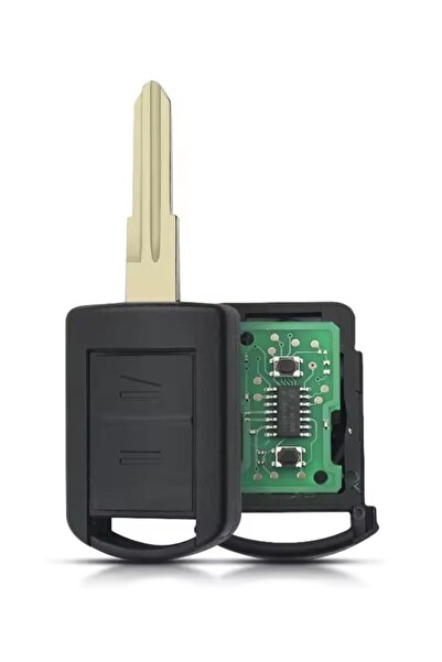 TECHSTAR Cheie auto completa cu telecomanda compatibila cu Opel Corsa C, Comb...