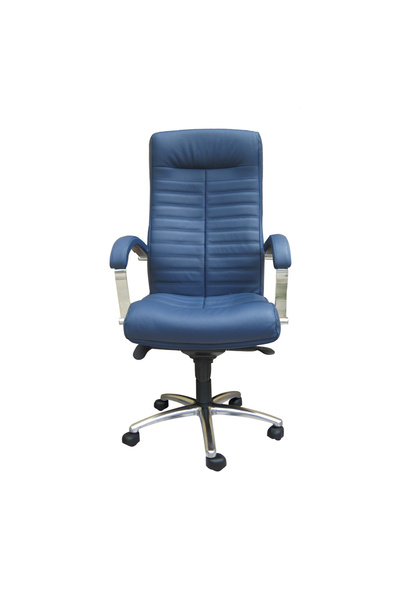 Concept Mobili Scaun directorial SENNA, Albastru piele naturala