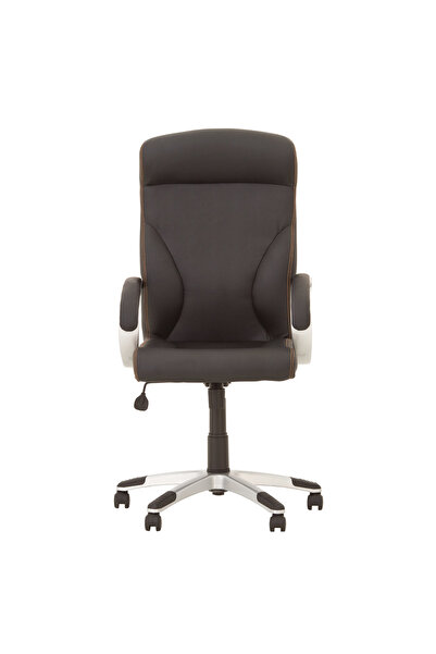 Concept Mobili Εκτελεστική καρέκλα VINCIUS, μαύρο οικολογικό Δερμάτινο