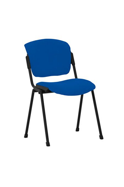 Concept Mobili Scaun vizitator VANNI Black, Safir stofa cagliari