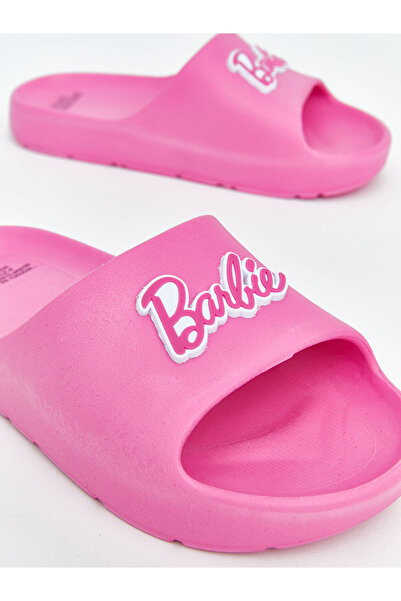 LC Waikiki Barbie Printed Girl's Slippers
