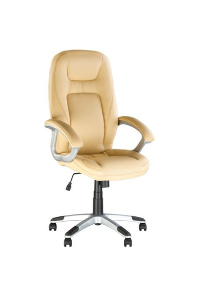 Concept Mobili Εκτελεστική καρέκλα FORCE, μπεζ οικολογικό Δερμάτινο