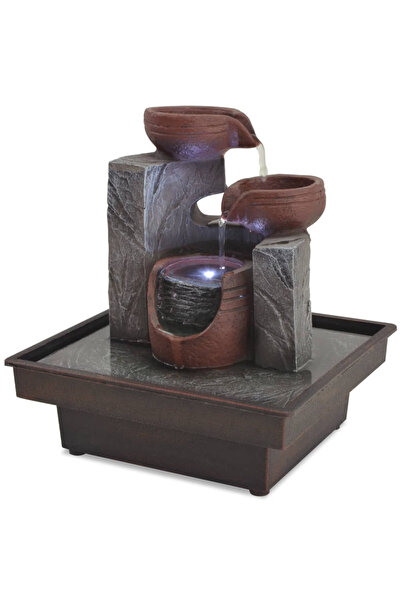 Concept Fântână de interior cu iluminare LED, polirășină