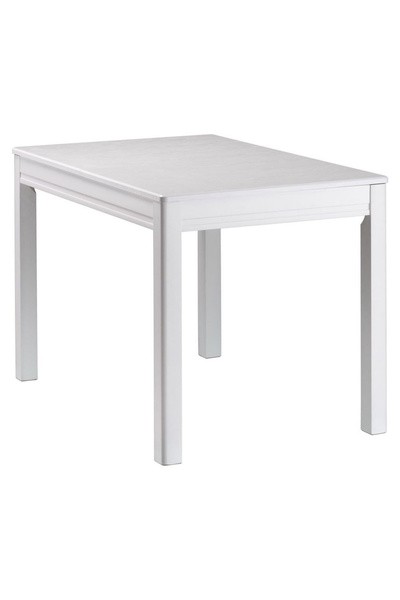 Concept Mobili Επεκτεινόμενο τραπέζι κουζίνας BREFY, 115(155)*75 cm, Λευκό