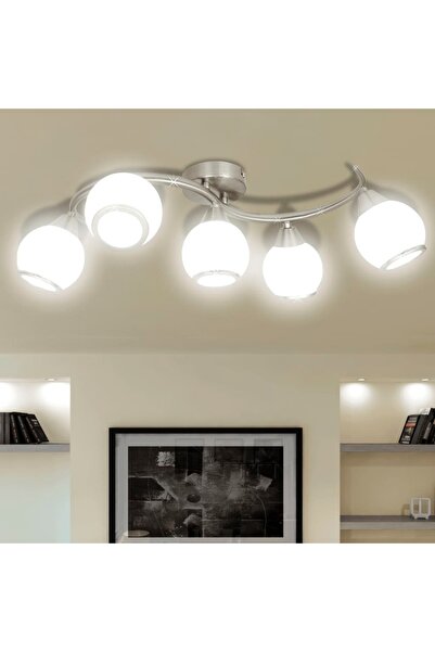 Concept Chandelier with crystals, chrome design